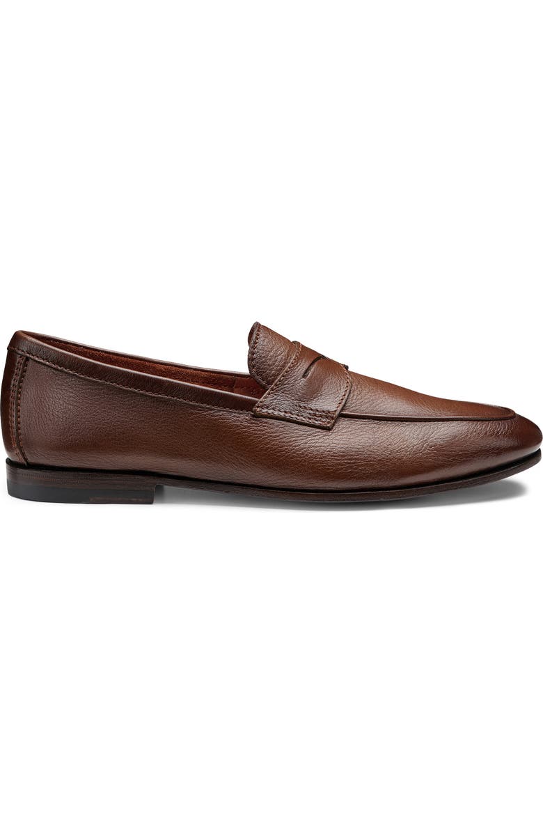 Santoni Carlos Penny Loafer, Alternate, color, Light Brown