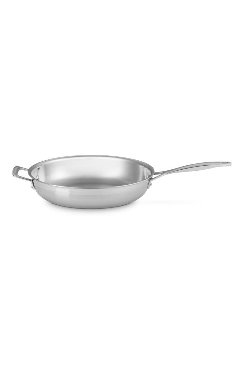 12-Inch Classic Stainless Steel Fry Pan, Main, color, STAINLESS STEEL