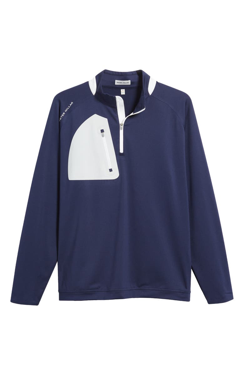 Peter Millar Verge Performance Quarter Zip Pullover, Alternate, color, 