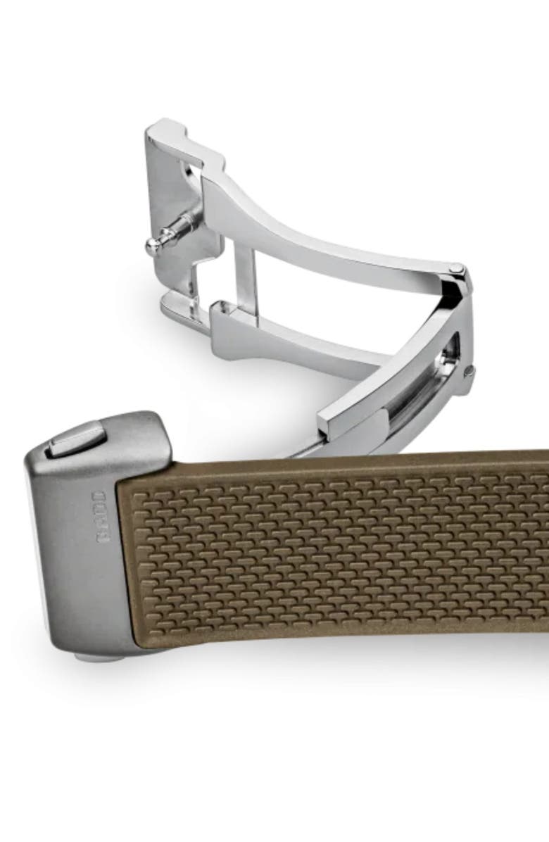 RADO Captain Cook High Tech Ceramic Automatic Rubber Strap Watch, 43mm, Alternate, color, 