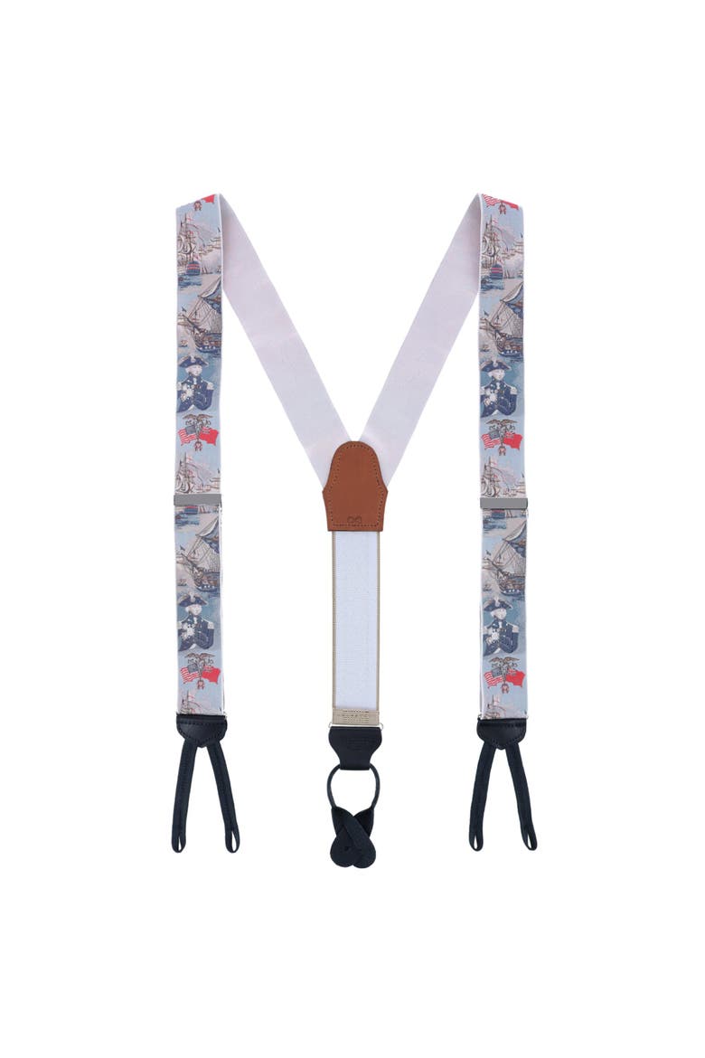 Limited Edition The Commander Woven Silk Formal End Suspenders, Alternate, color, Multiple Colors