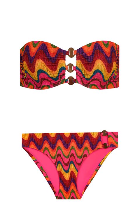 Topaz Bandeau Top / Side Bottom