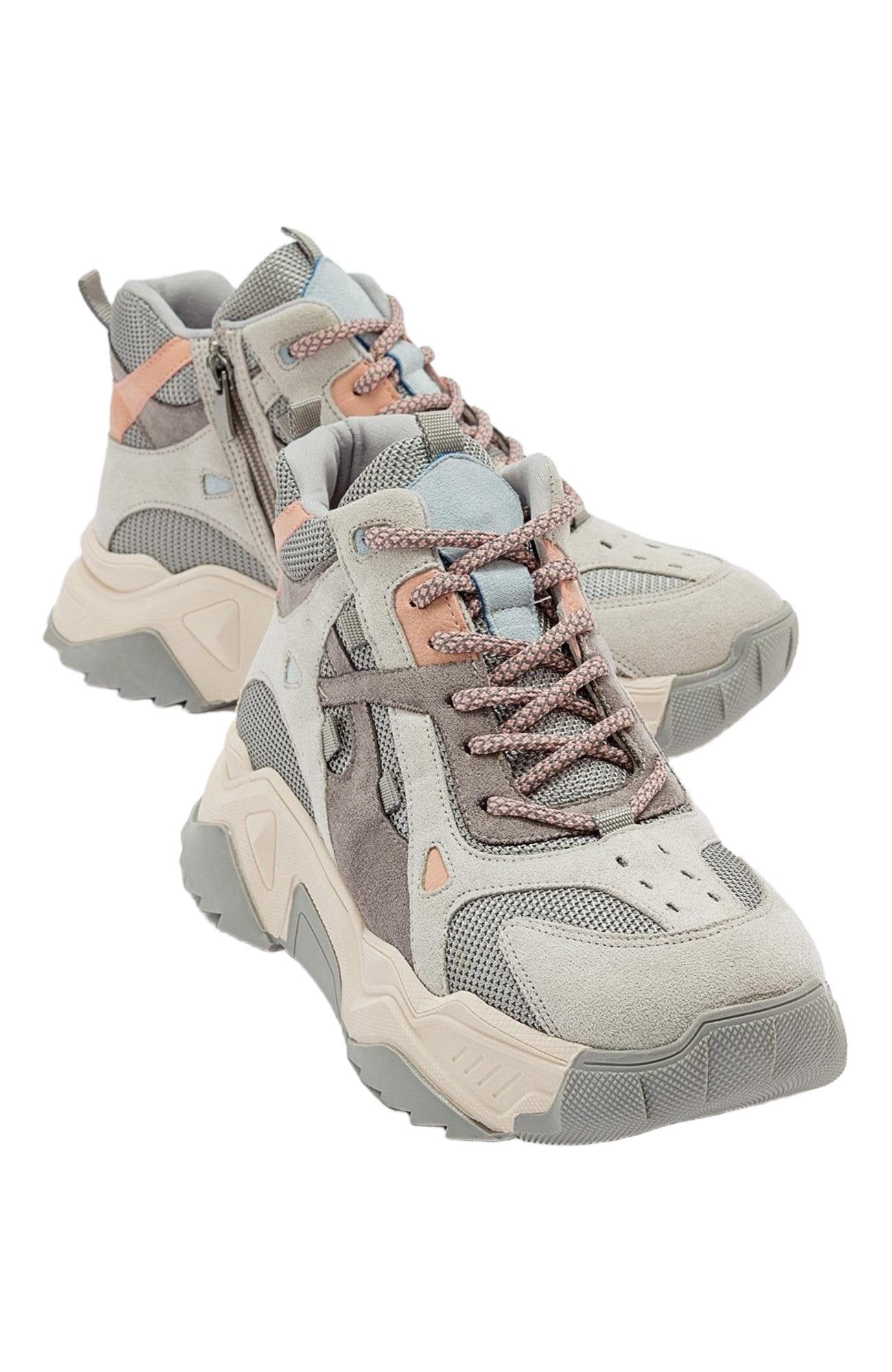  Light Grey Faux Leather