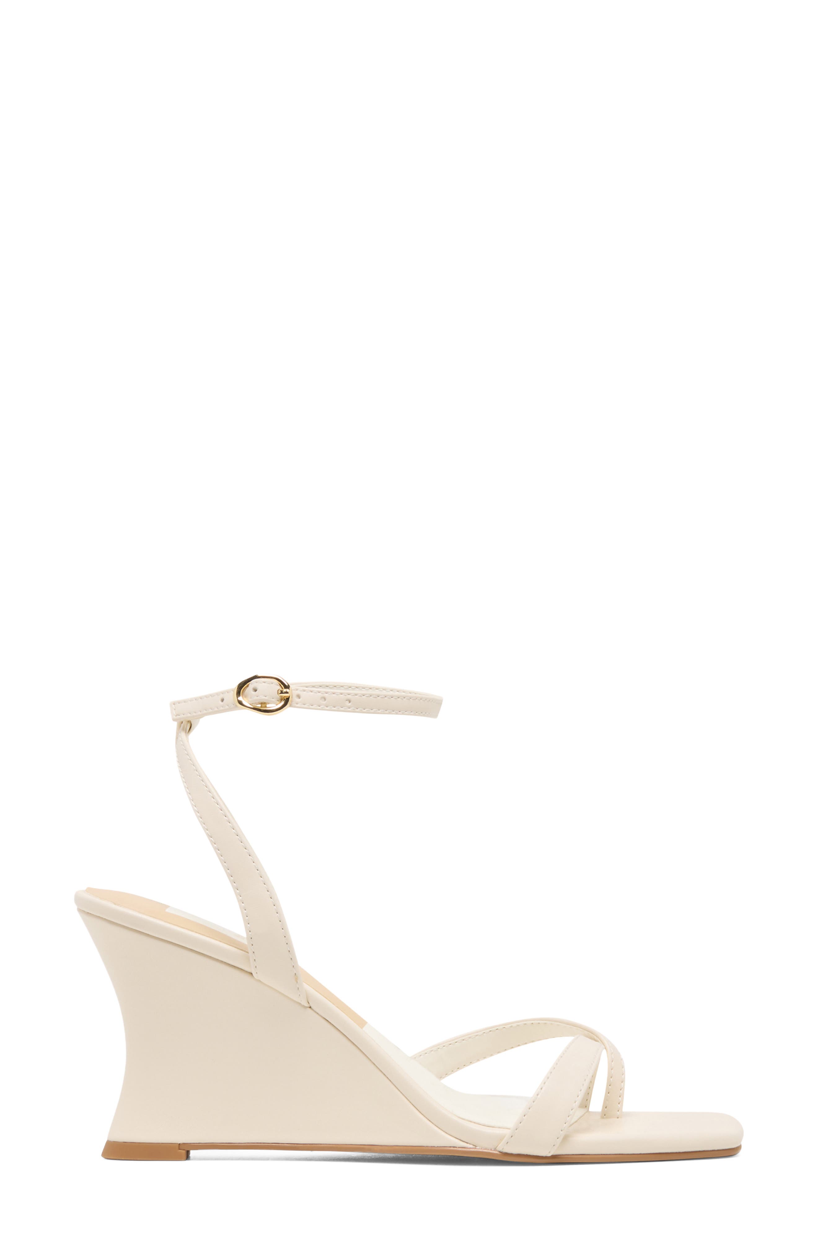 Solene Ankle Strap Wedge Sandal, Alternate, color, OFF WHITE STELLA