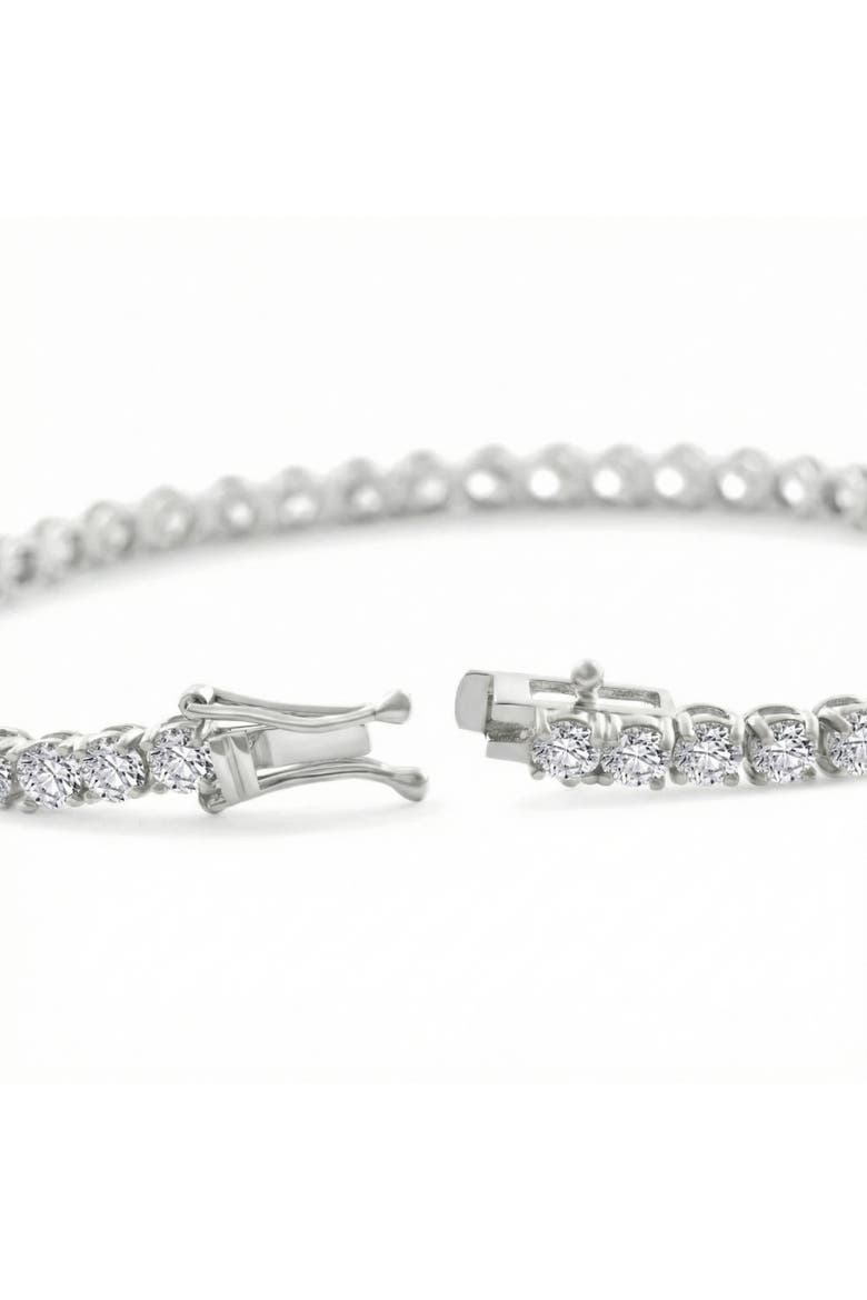 8.00Ct Diamond Tennis Bracelet 14k Gold Lab Grown 7", Alternate, color, 14k White Gold