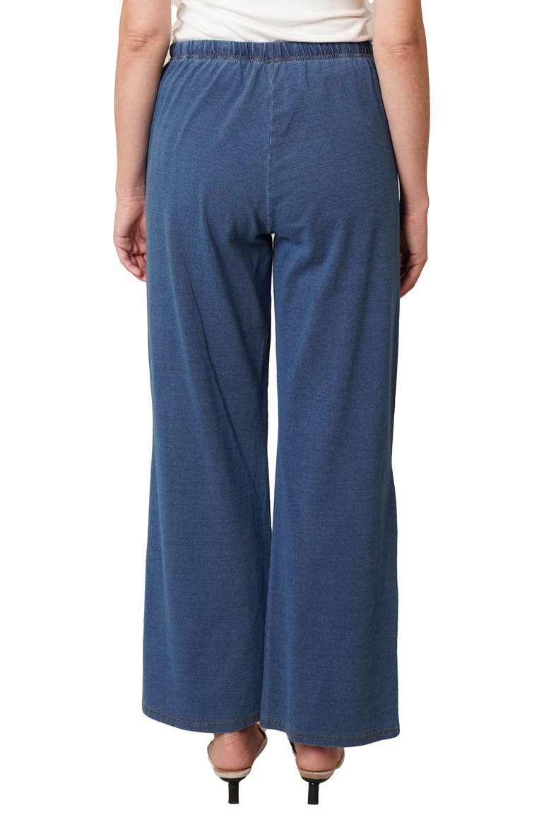 Drawstring Wide Leg Pants, Alternate, color, MEDIUM WASH
