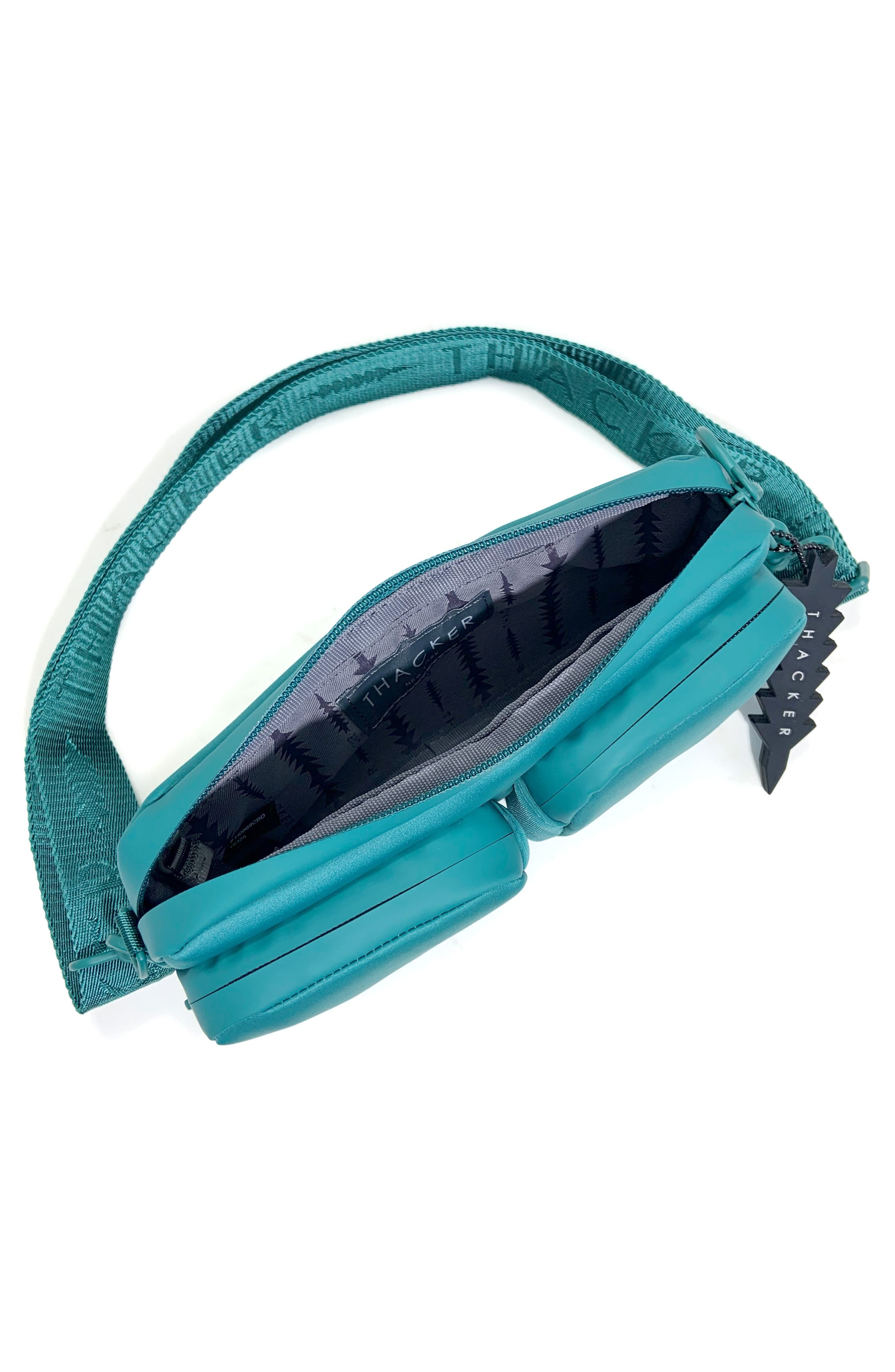 Thacker Lio Neoprene Crossbody Bag, Alternate, color, Teal