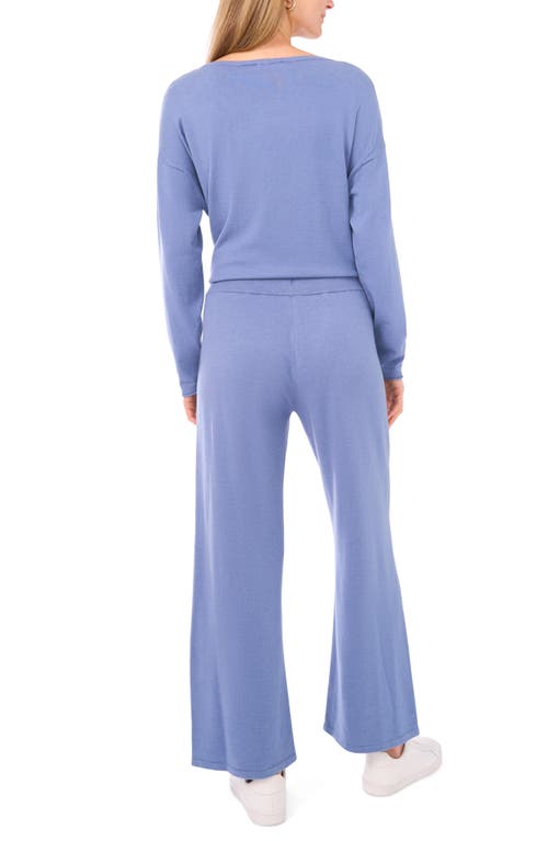 Vince Camuto Boatneck Sweater In Blue