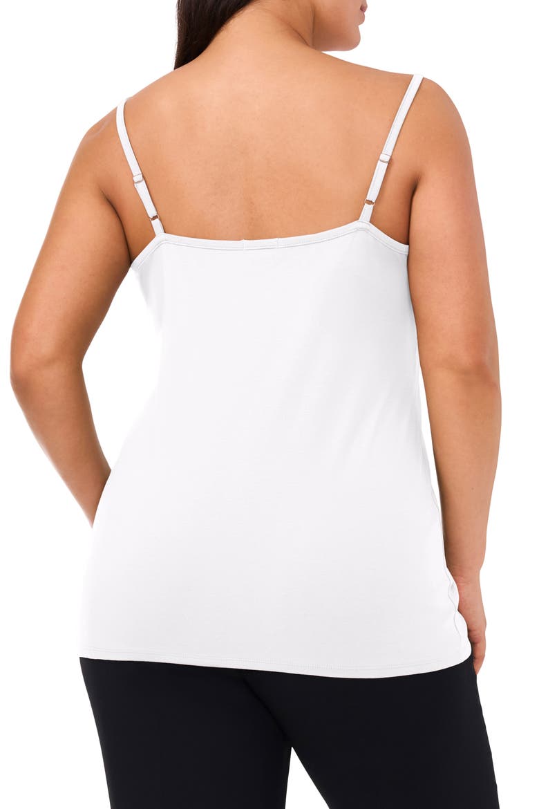 Absolute Stretch Cotton Camisole, Alternate, color, BRIGHT WHITE