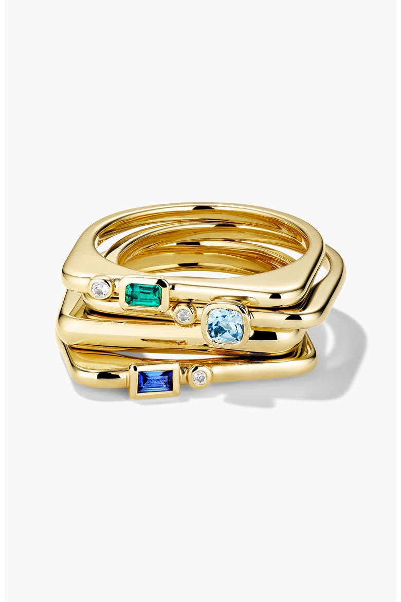 Bold Puzzle Stacking Ring, Alternate, color, 18k Gold Vermeil