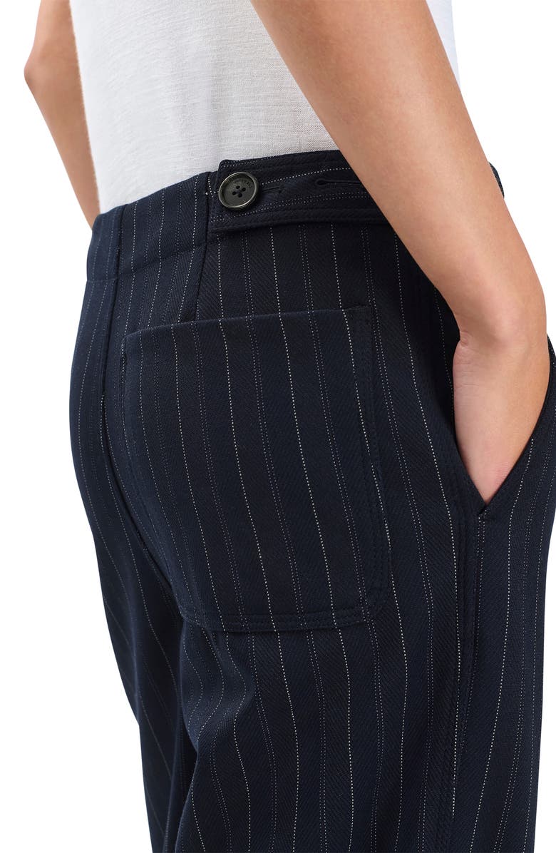 rag & bone Irina Ponte Wide Legs Pants, Alternate, color, Navy Multi