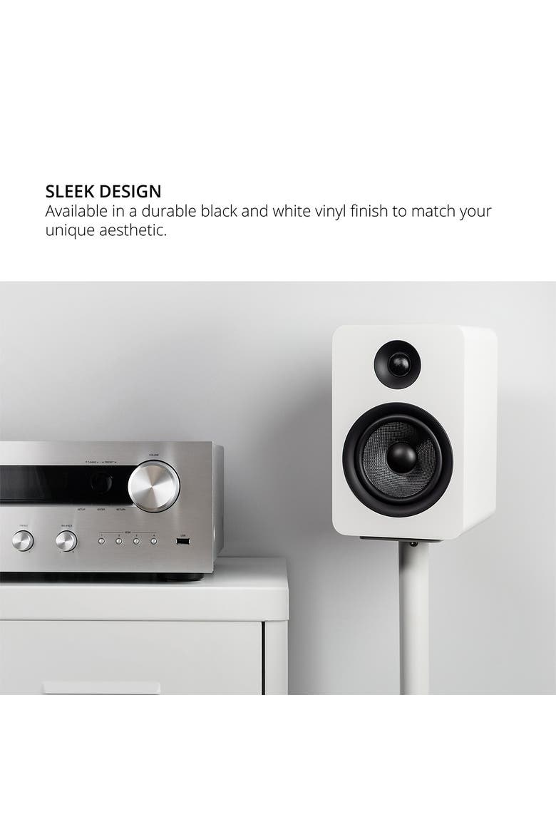 YUP6 Passive Bookshelf Speakers - Pair, Alternate, color, White