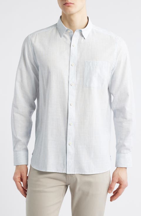 Slub Button-Up Shirt