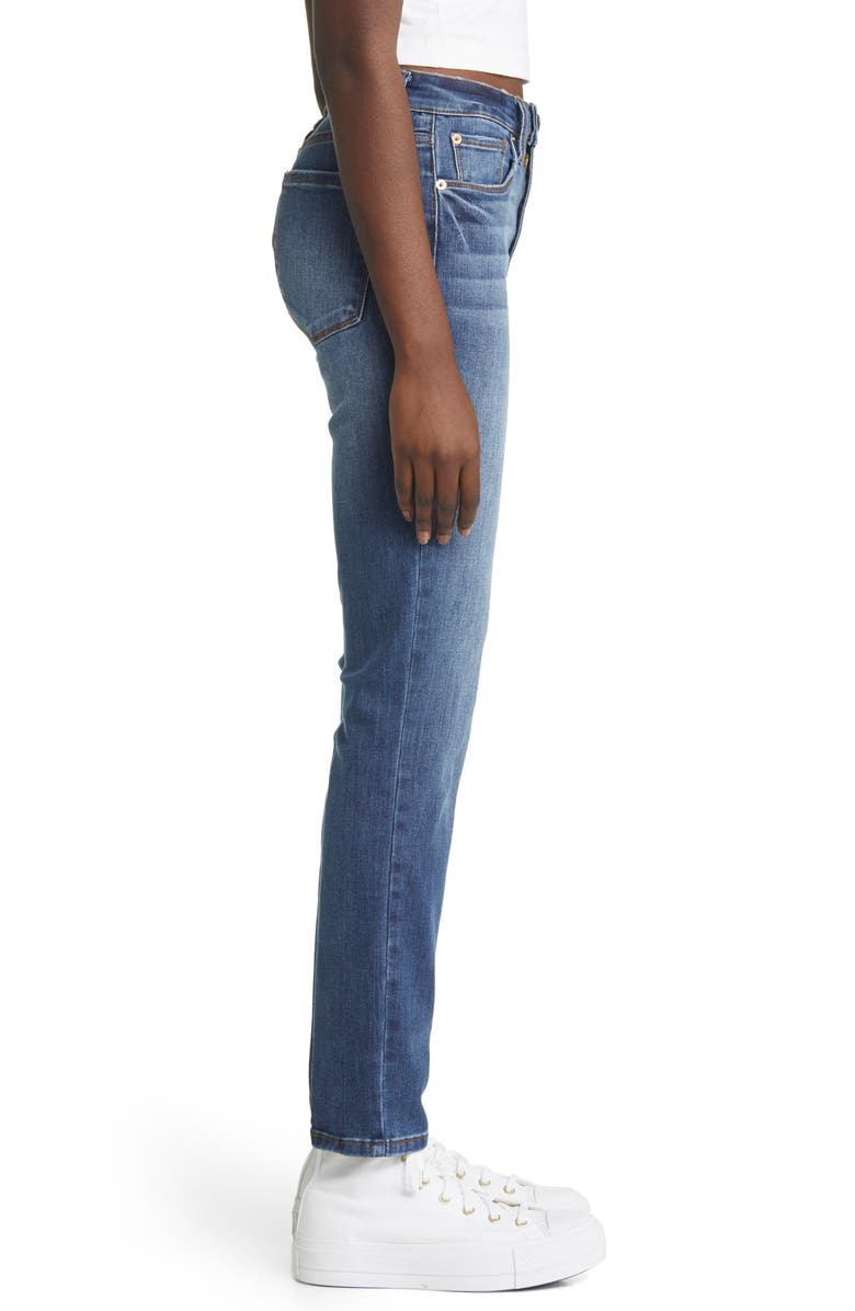 STS Blue Carley High Waist Ankle Straight Leg Jeans, Alternate, color, 