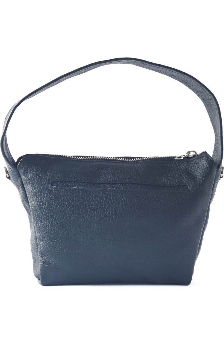 Tin Marin Maina Shoulder Leather Bag, Alternate, color, Black