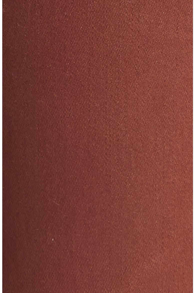 Ruth High Waist Straight Leg Pants, Alternate, color, DARK CINNAMON COATED