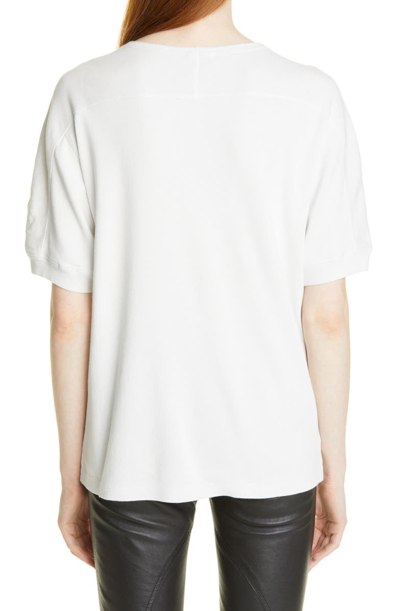 Saint Laurent YSL Logo Graphic Tee, Alternate, color, 