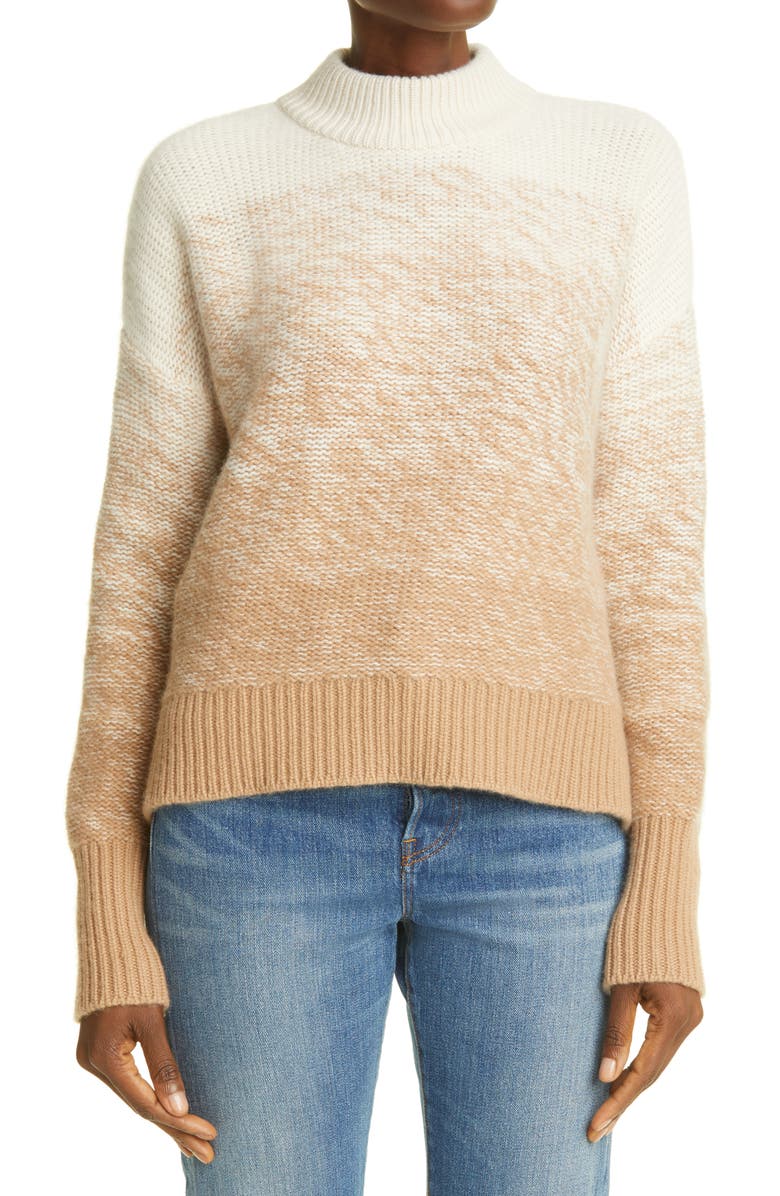 La Ligne Ombré Mock Neck Sweater, Main, color, 