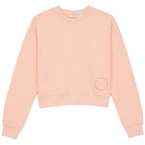 Artwork Long Sleeve Crop Top (Big Kid)