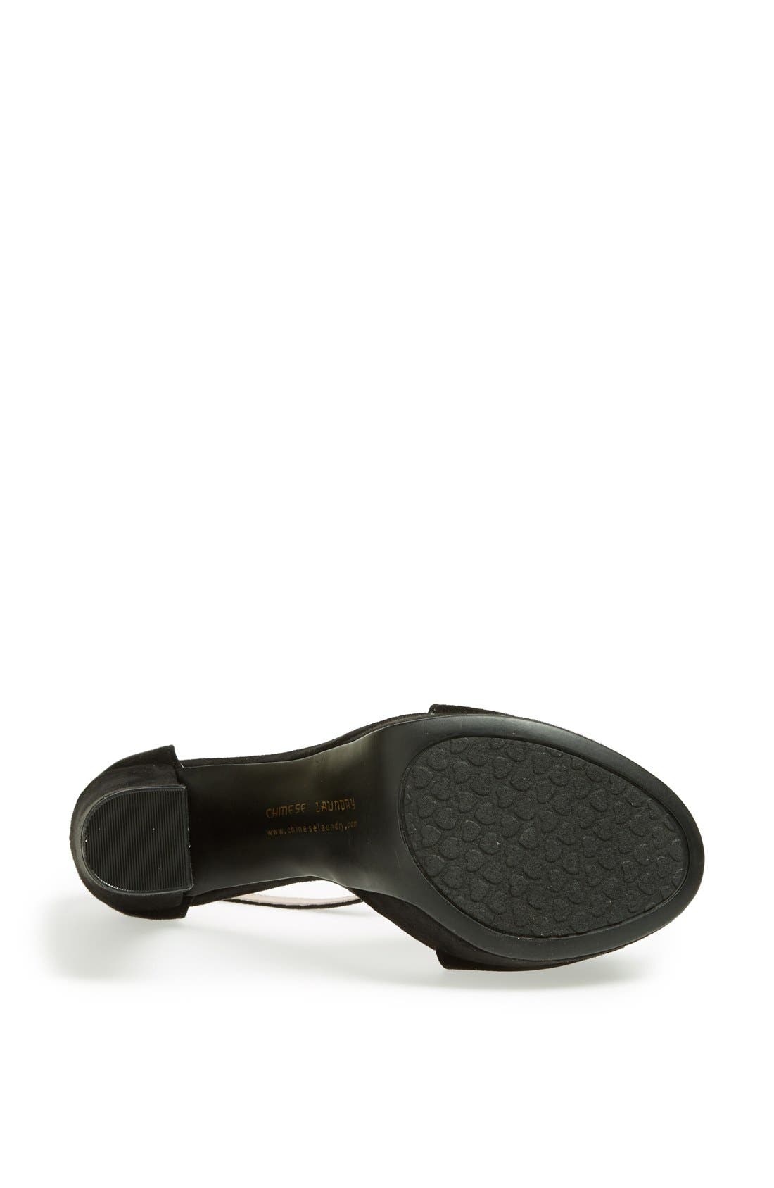 'Avenue' Sandal, Alternate, color, BLACK