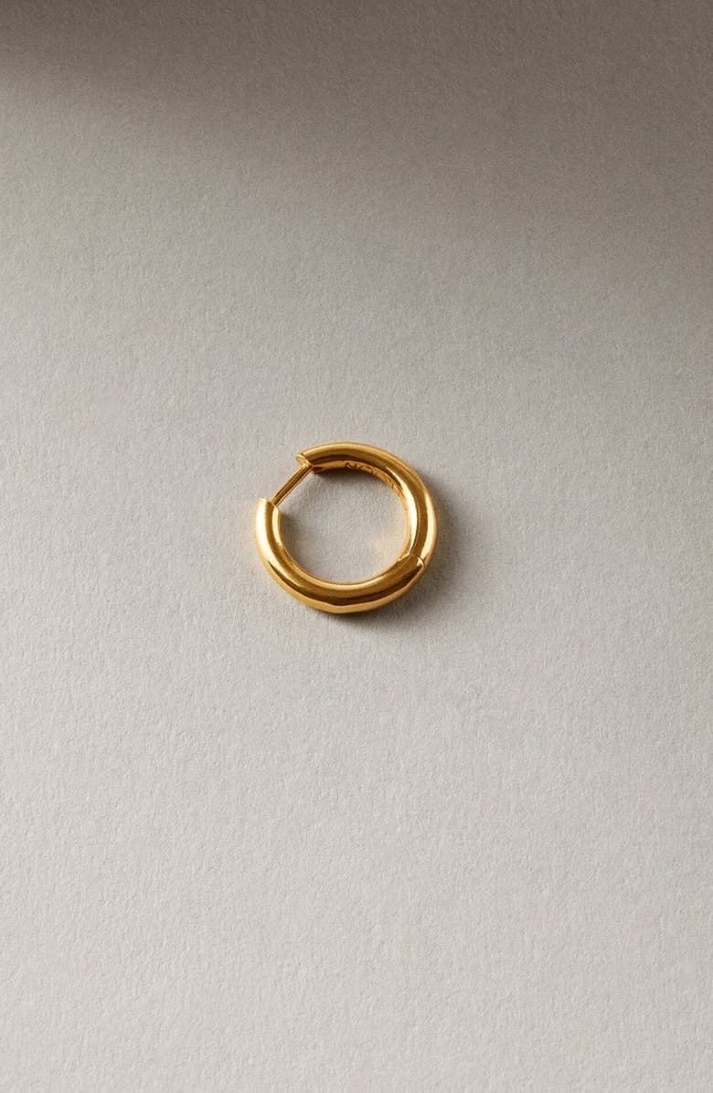 NOOTKA Polished Mid Hoop Gold, Main, color, Gold