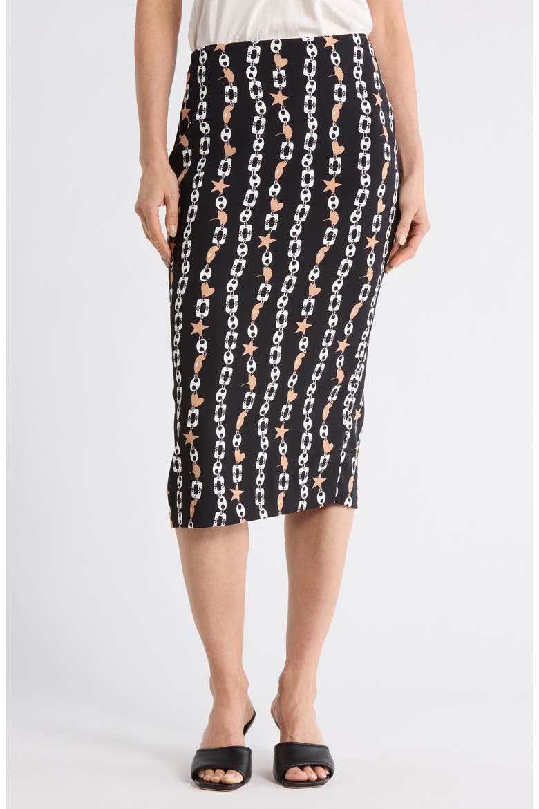 Kara Print Pencil Skirt, Main, color, CHARMS MEDIUM
