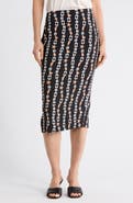 DVF Kara Print Pencil Skirt