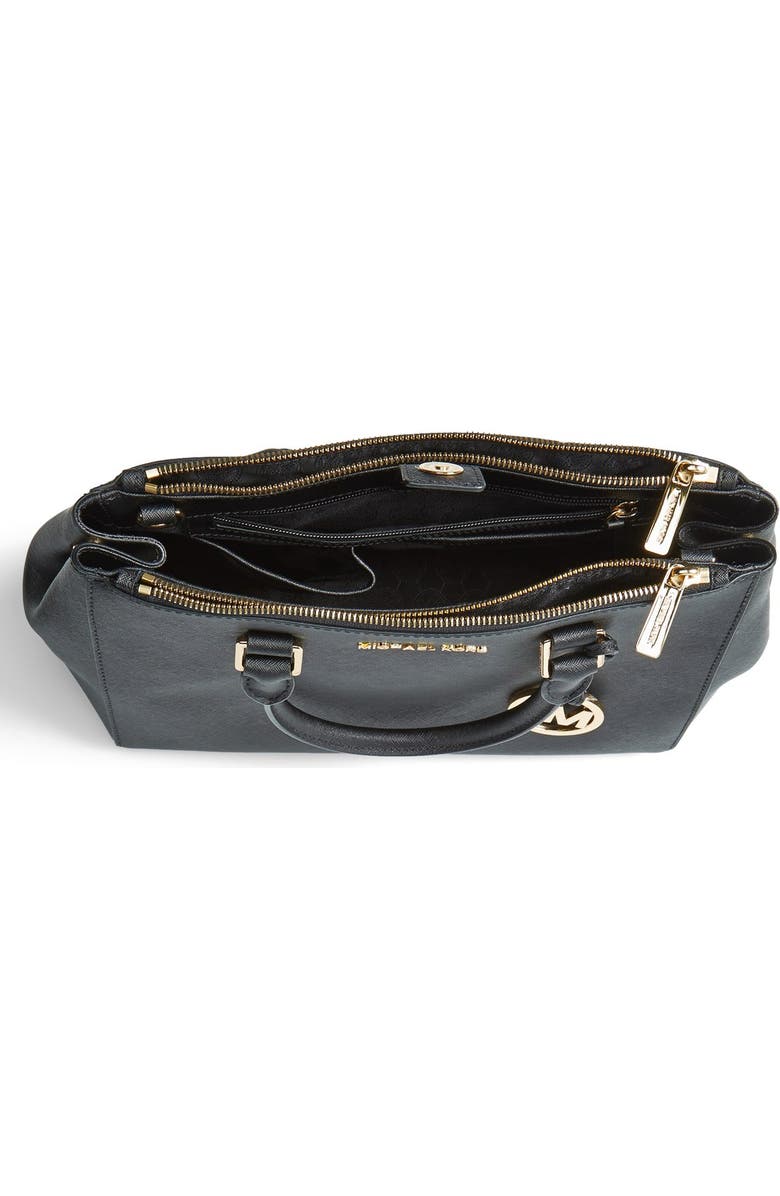 MICHAEL Michael Kors 'Medium Sutton' Saffiano Leather Tote, Alternate, color,