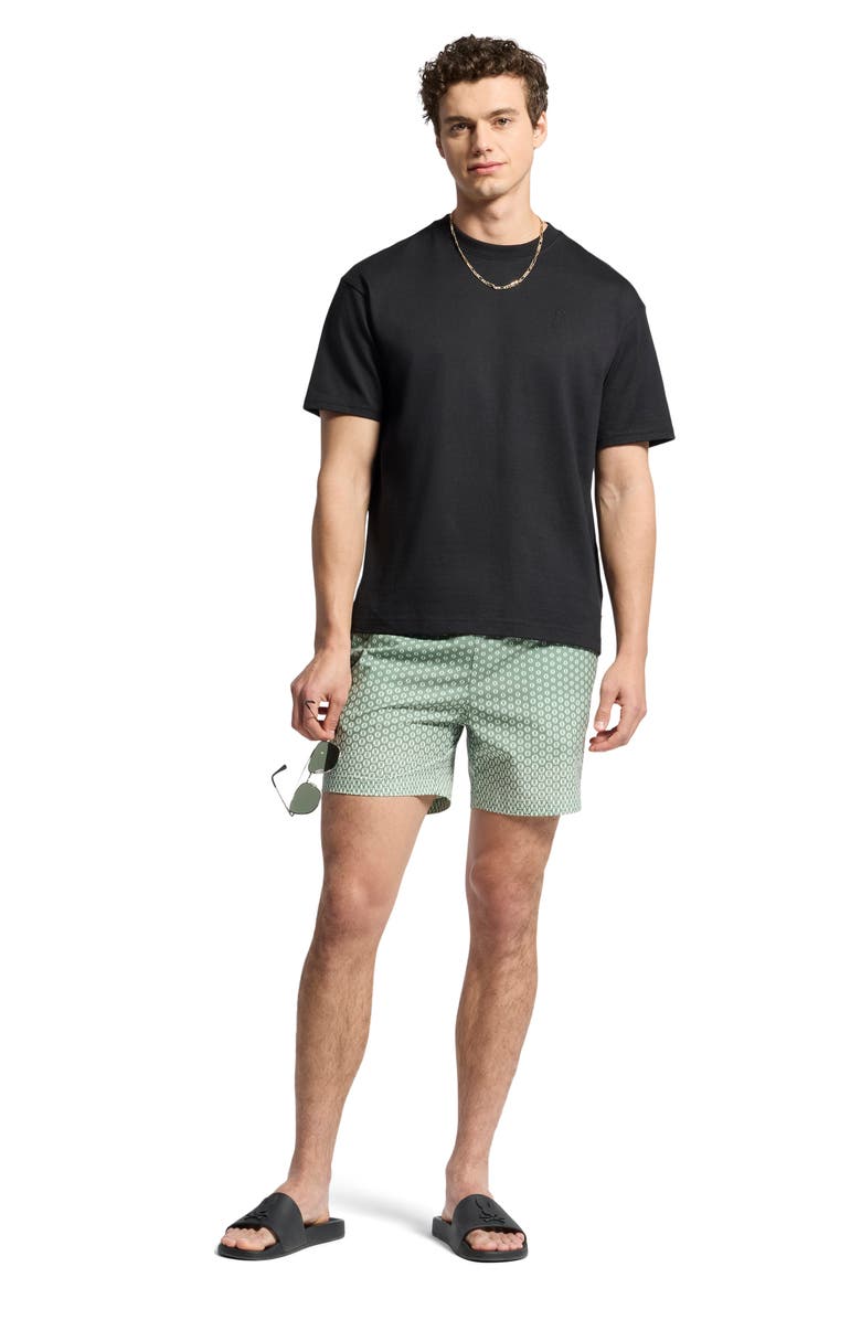 Psycho Bunny Bendigo Print Swim Trunks, Alternate, color, 