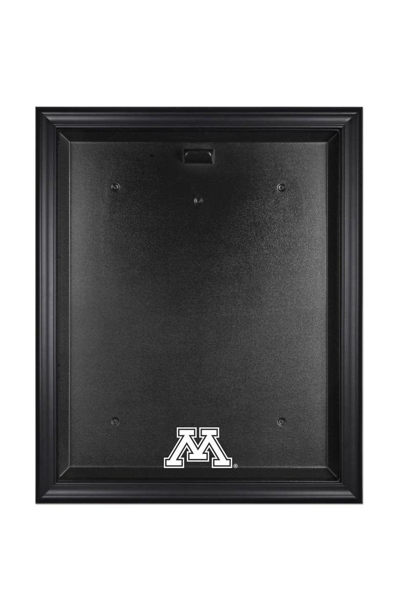 FANATICS AUTHENTIC Minnesota Golden Gophers Black Framed Logo Jersey Display Case, Main, color, 