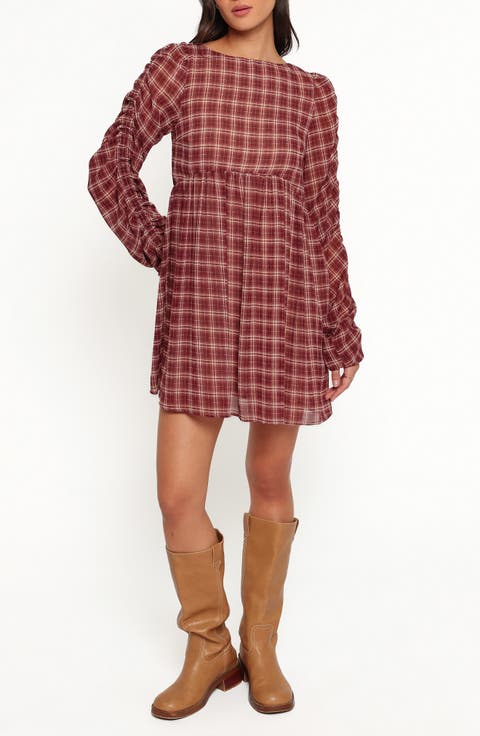 Micaela Long Sleeve Minidress