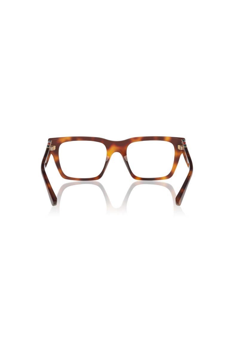 53mm Rectangle optical glasses, Alternate, color, Tortoise