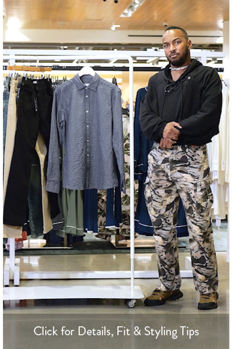 Regular Fit Check Cotton Blend Button-Up Shirt video