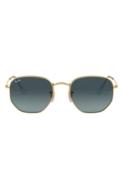48mm Gradient Small Irregular Sunglasses