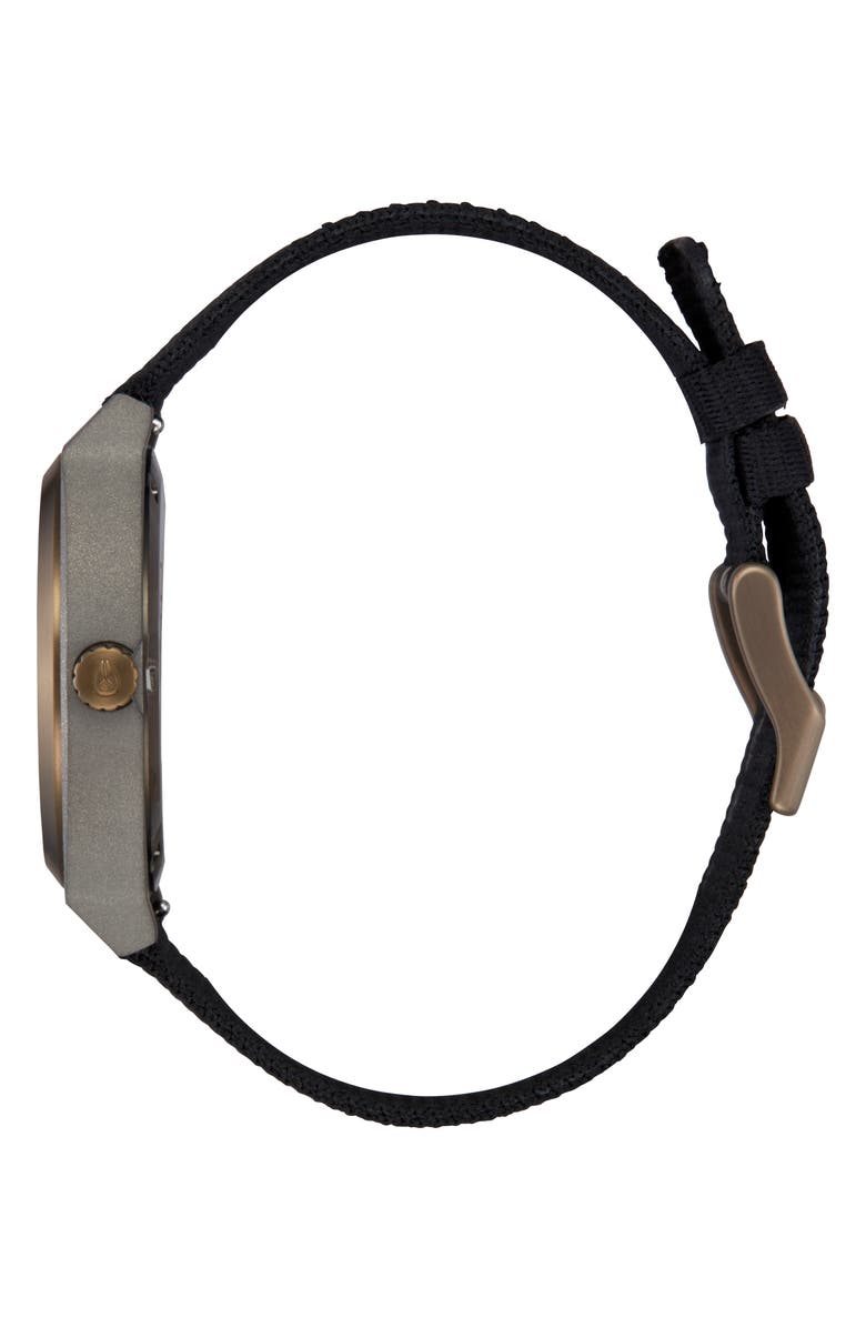 Nixon Time Teller Nylon Strap Watch, 37mm, Alternate, color, 