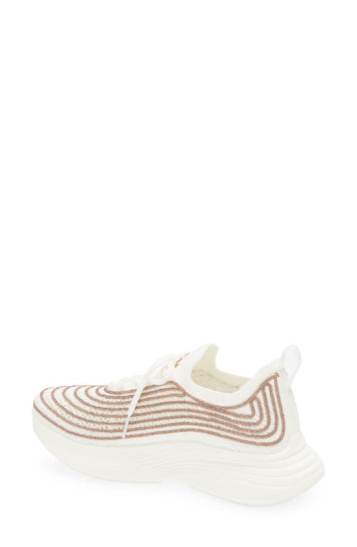 Apl Athletic Propulsion Labs Apl Techloom Zipline Running Shoe In Ivory/bronze