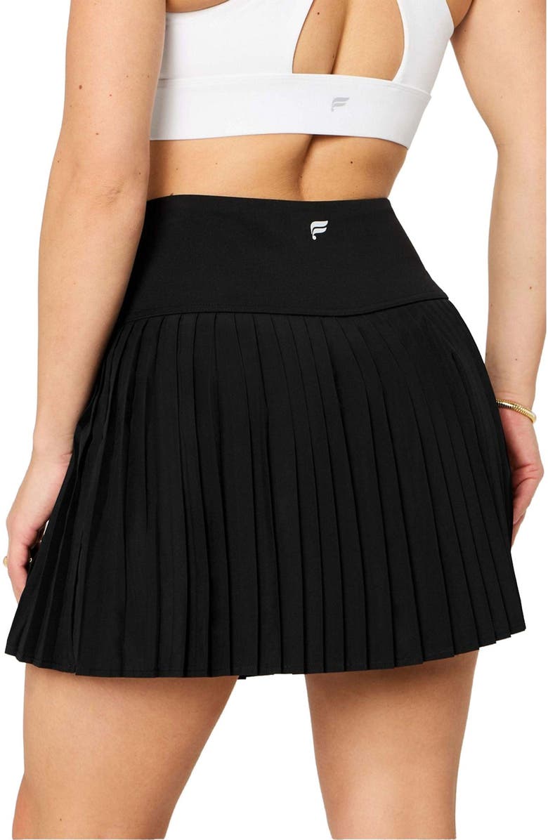 Fabletics Women's Hot Shot Pleated Skirt, Alternate, color, Black