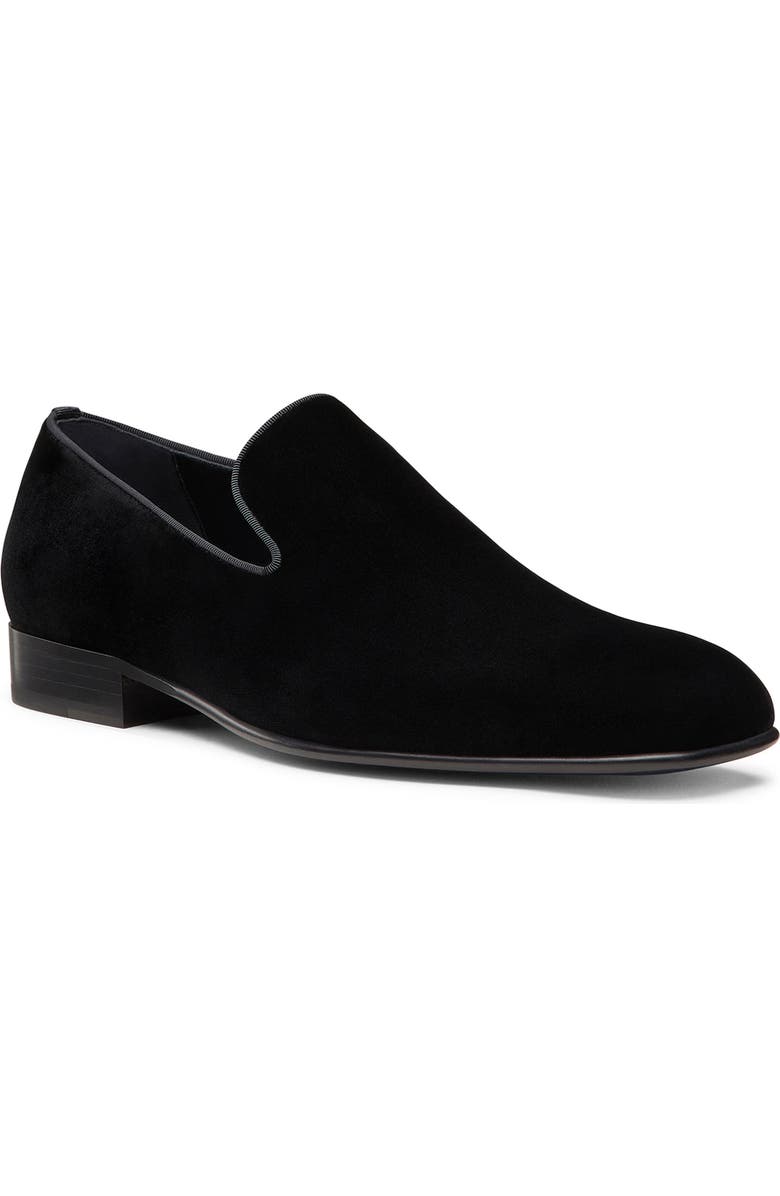Stuart Weitzman Alfred Loafer, Main, color, Black/Black