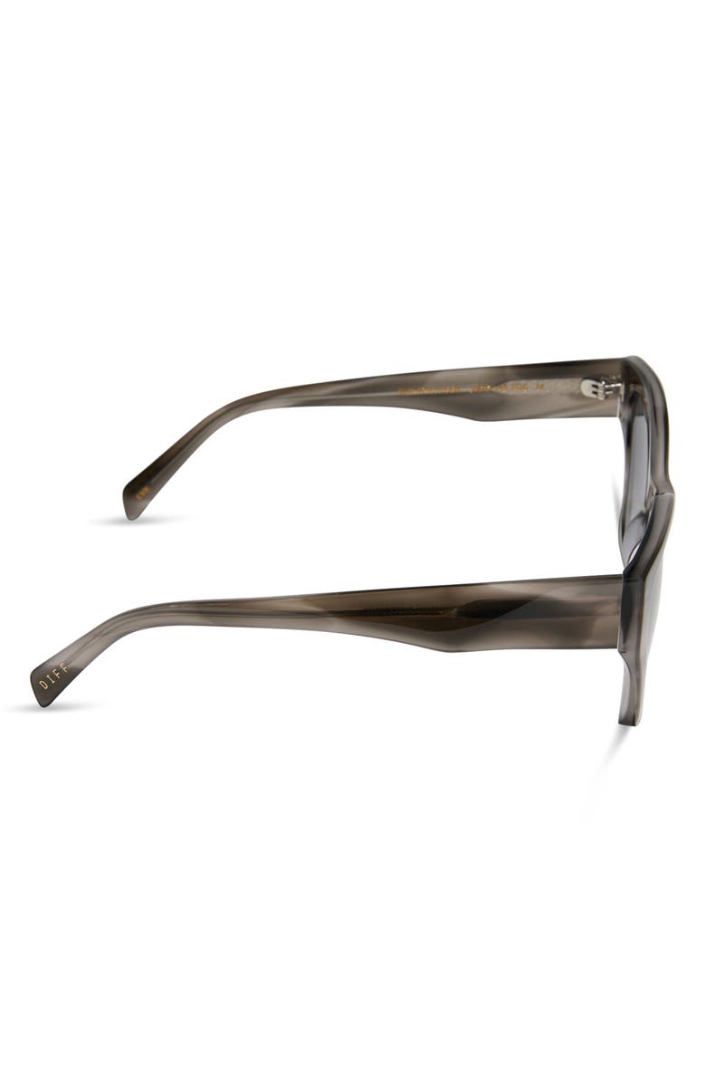 DIFF Evie 54mm Cat Eye Sunglasses, Alternate, color, Smoke Marble / Grey Gradient