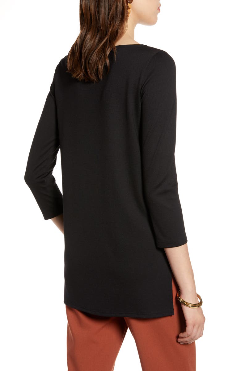 Halogen<sup>®</sup> Boat Neck Ponte Knit Tunic, Alternate, color, 