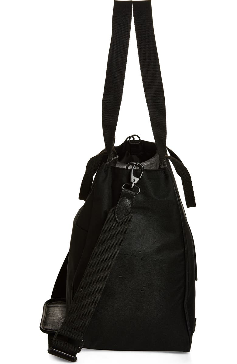 Béis The East/West Water Repellent Tote, Alternate, color, Black
