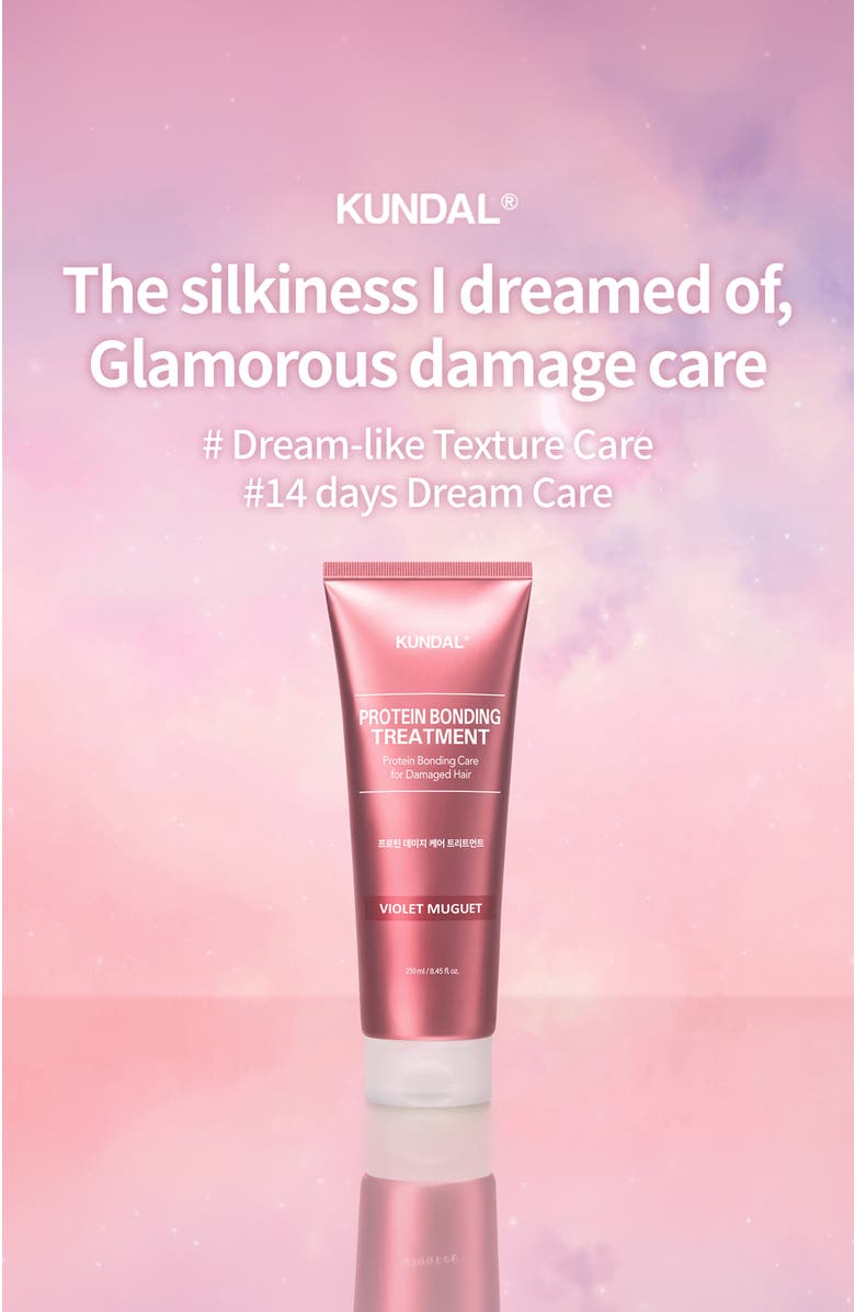 KUNDAL Protein Bonding Care Treatment 2 Pack - Violet Muguet, Alternate, color, Pink