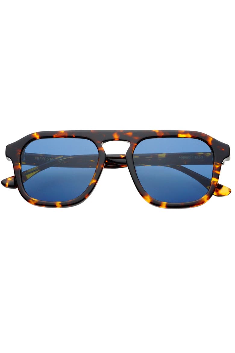 Addison Aviator Sunglasses, Main, color, Tortoise / Gray