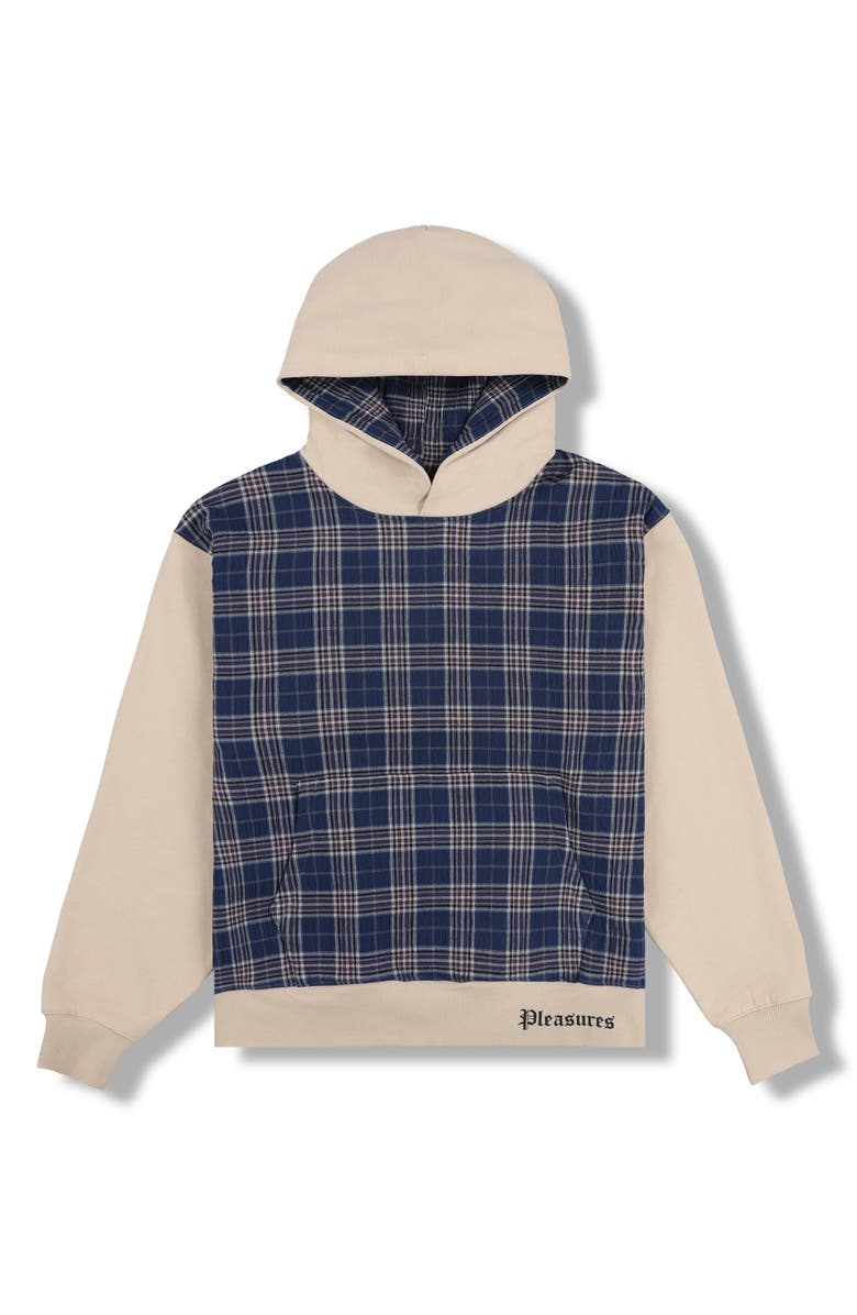 Career Contrast Plaid Hoodie