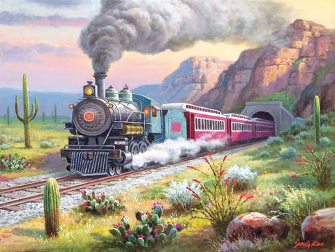 Desert Run 500 piece Jigsaw Puzzle for Adults