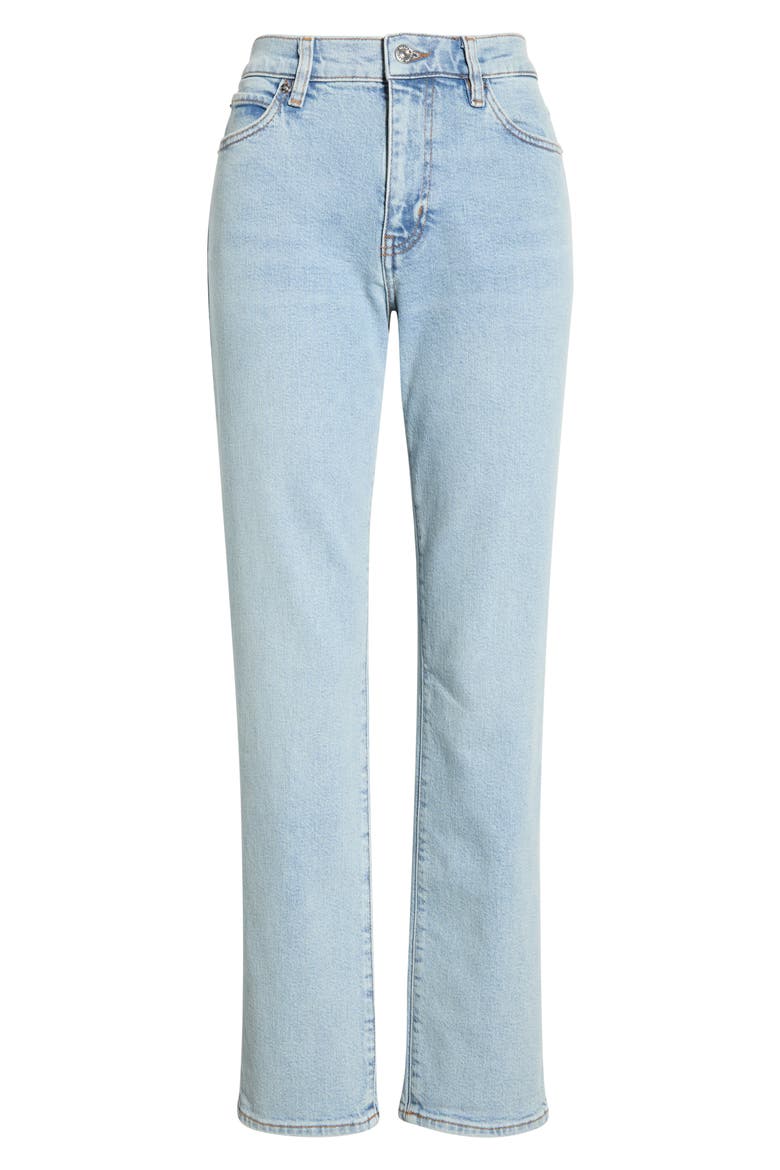 The Borrowed Mid Rise Boyfriend Jeans, Alternate, color, IDA