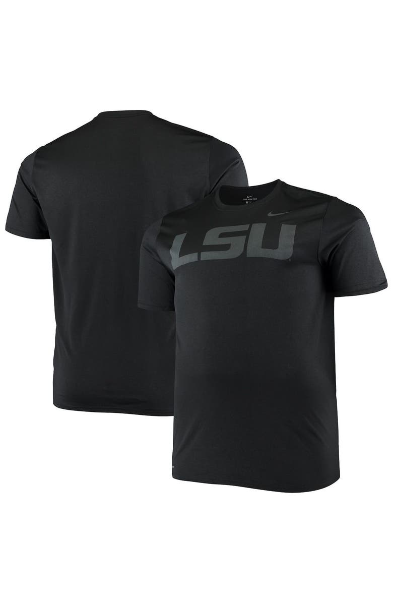 Nike Men's Nike Black LSU Tigers Big & Tall Legend Tonal Performance T-Shirt, Main, color,