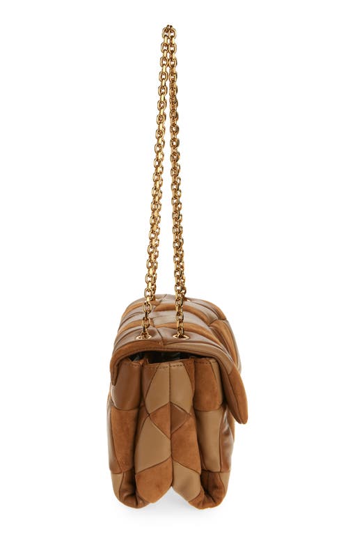 Versace Kleio Medusa 95 Quilted Patchwork Suede Shoulder Bag