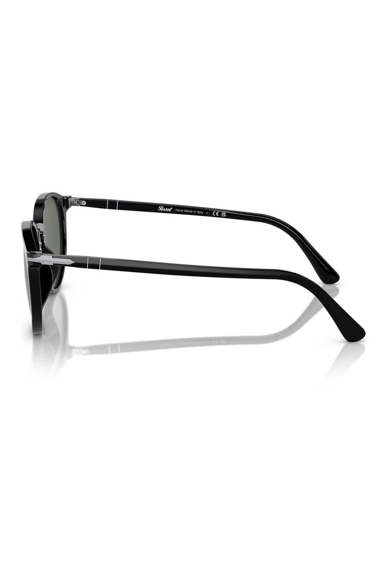 PO3210S 51mm Oval Sunglasses, Alternate, color, BLACK / GREEN