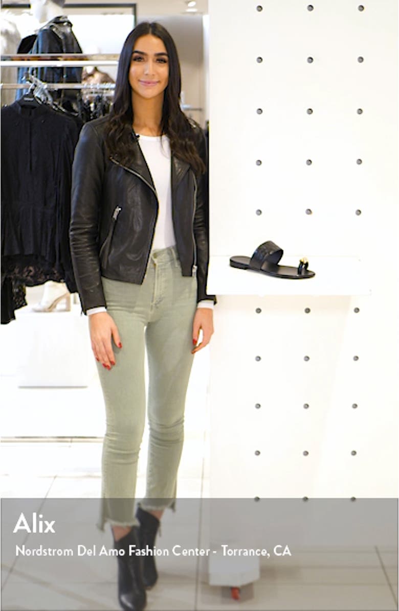 Toe Loop Slide Sandal, sales video thumbnail